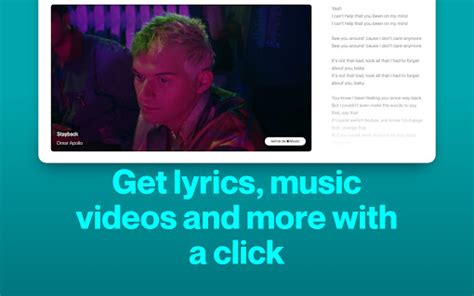 Shazam: Find song names from your browser .